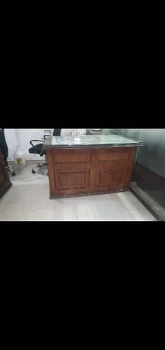 Office Table + Side Table For Sale