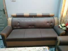 Leather Sofa Set