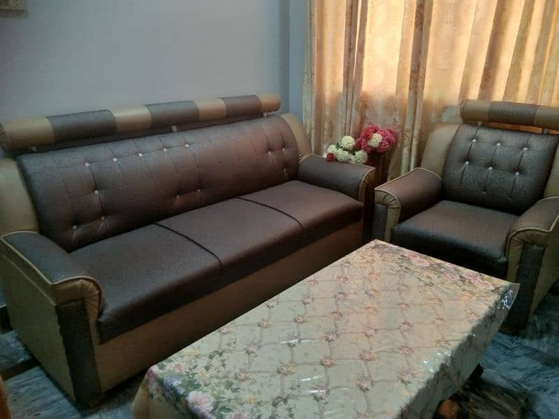 Leather Sofa Set 3