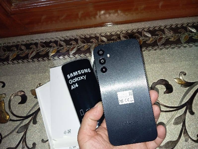 samsung a14 complete box mobile phone 4/128gb 1