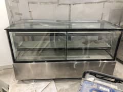 MEAT CHILLER WITH CENTRE PARTITION 6FT LENGTH (NEVER USED)