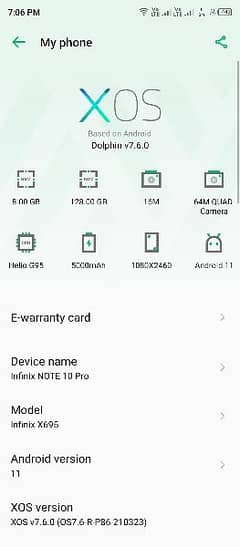 Infinix Note 10 0