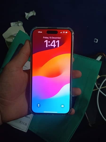 iPhone 15 pro max NON PTA not jv 256Gb 10by10 condition 1