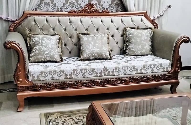 sofa set / sofa for sale / 7 seater chinyoti sofa  / luxury sofa set 2