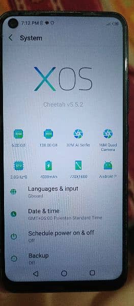 Infinix S5, 128 GB ROM, 6 GB RAM 0