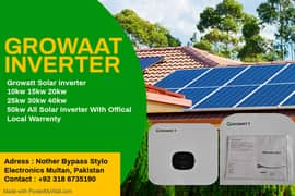 Growatt 10kW On Grind inverter /15 kW / 20kW (Fresh Best Price Stock)