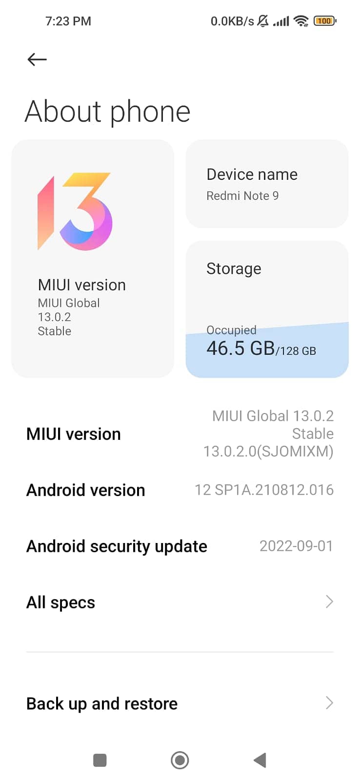 Redmi Note 9 (4+2 128 GB) 4