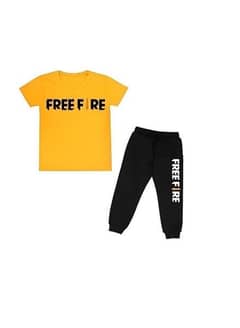 Branded Freefire T-shirts and Trouzer 0