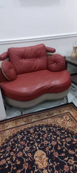 sofa set three two one  luxury 6 seater leather poshish 2