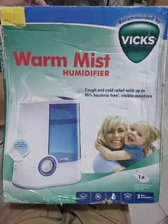 Warm Mist Humidifier Vicks cough and cold relief