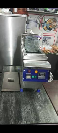 electric & gas deep fryer for commercial Use 8-Liter