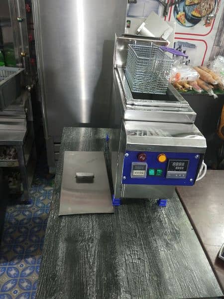 electric & gas deep fryer for commercial Use 8-Liter 6