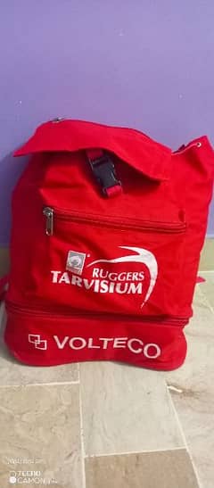 school or traveling red bag