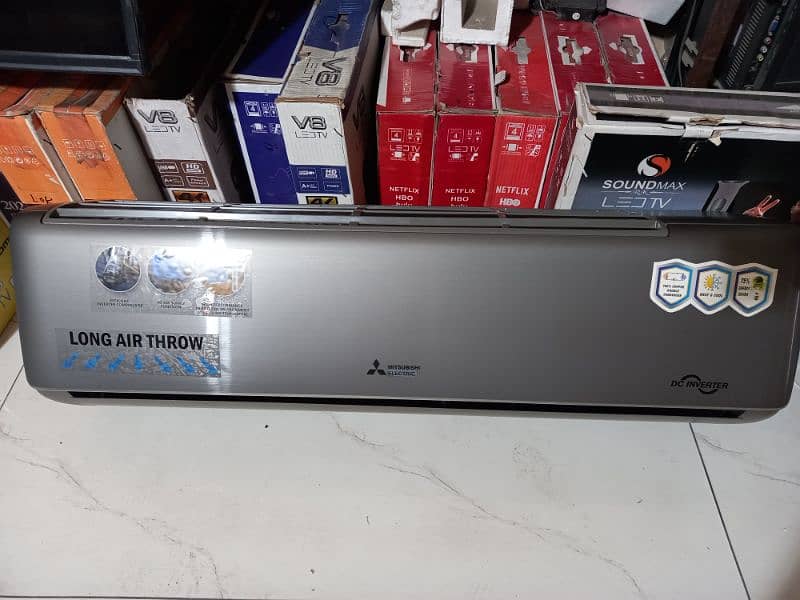 Mitsuibishi Brand New 1.5 Ton DC Inverter Heat and Cool 2