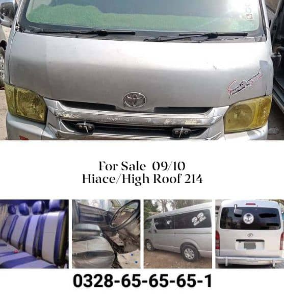 hiace/hi roof 9/10 model 5