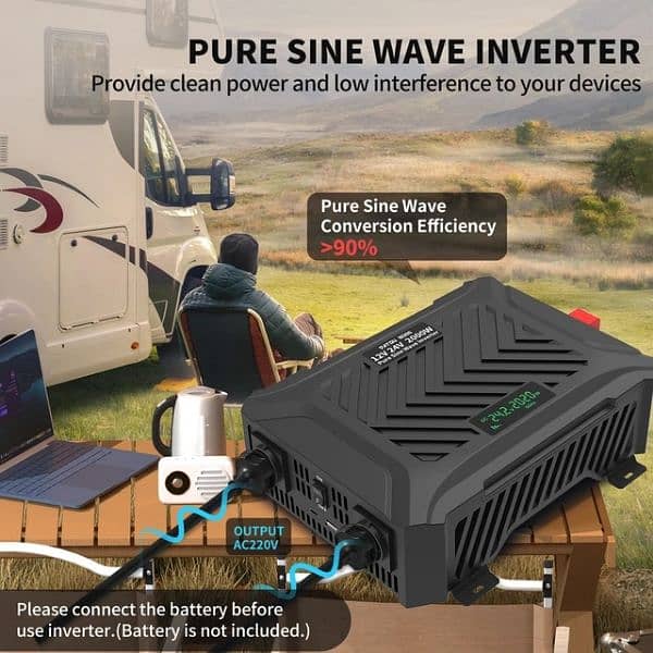 puresing wave invortor 12/24v auto 4000w 2