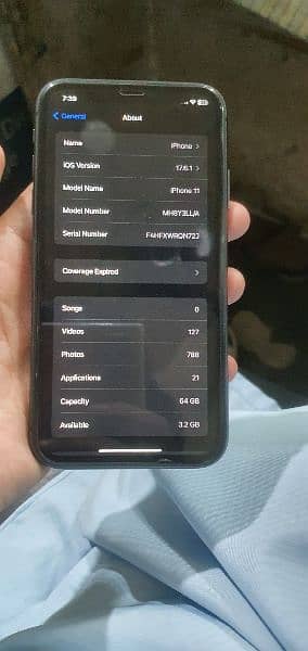 Iphone 11 non pta 64gb water pak 84%battery 4