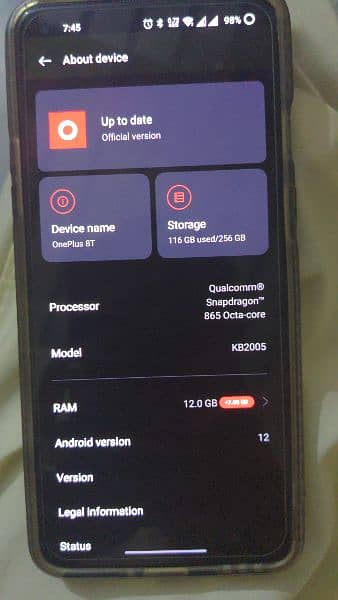 12.256 dual sim approved 90 fbs PUBG 6