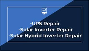 Homage UPS - Inverter - Hybrid Inverter - Solar Inverter Repairing 0