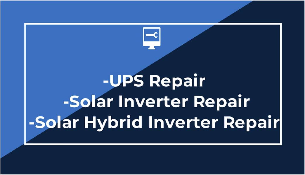 Homage UPS - Inverter - Hybrid Inverter - Solar Inverter Repairing 0