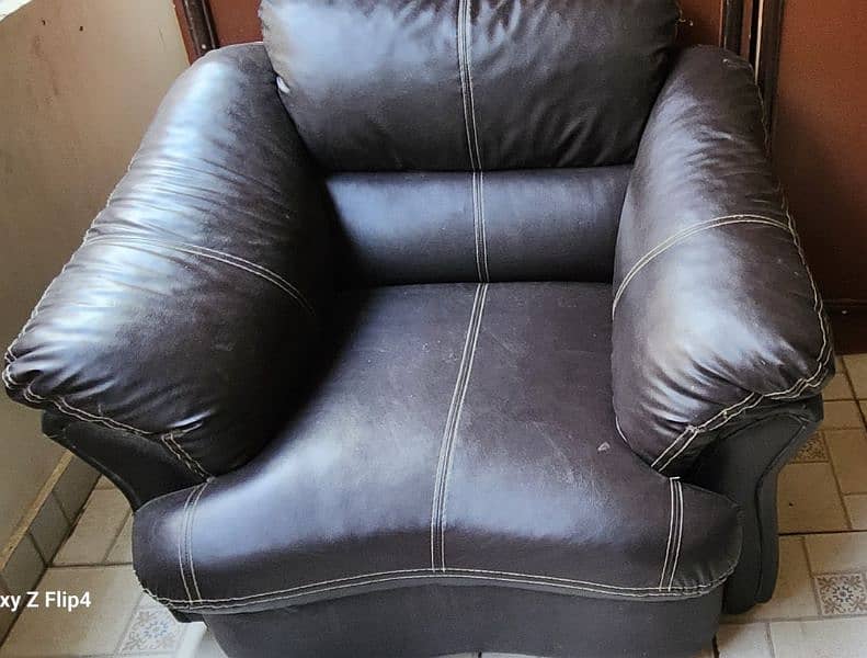 sofa set 3 seater and single seat 1