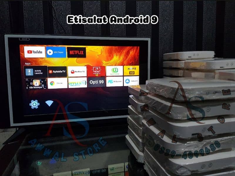 Etisalat Android Box Smart TV Box Ultra HD 4K Android Tv Box 6