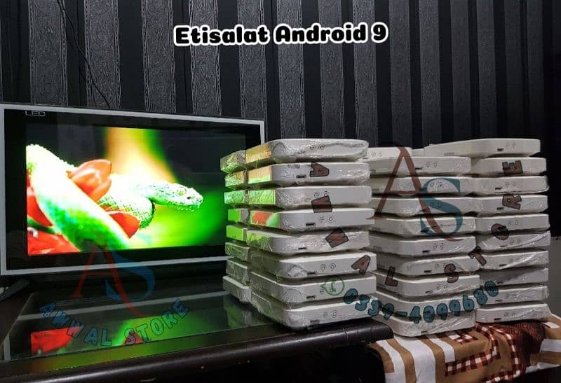 Etisalat Android Box Smart TV Box Ultra HD 4K Android Tv Box 7