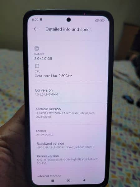 Redmi Note 13 8gb/128gb, 10/10 complete Box 11 months Warranty 3