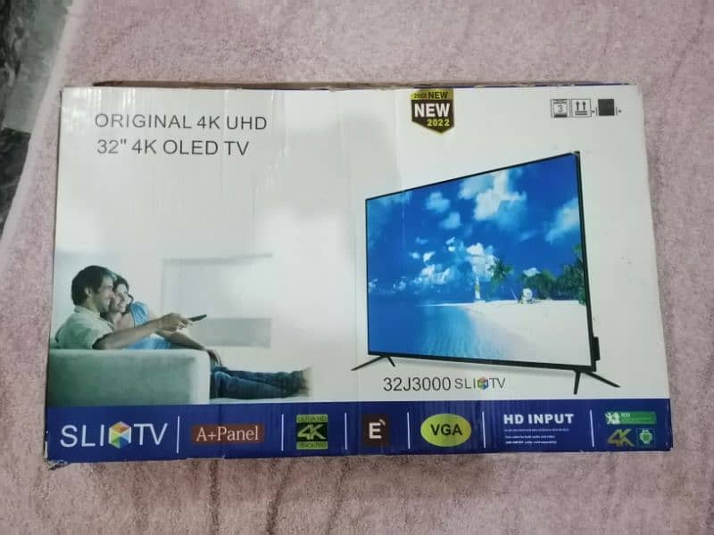 LCD 32inch slimTv 4k ultra HD resuoulation 2022 model 4