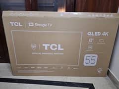 TCL C655 QLED 55" Brand new 1 day used.