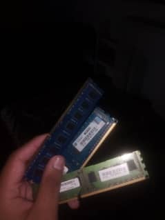 Ram For Sale  (2) 4gb Sticks Available