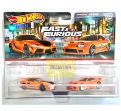 Toyota Supra MK4 Fast & Furious Hot Wheels Premium Car Culture 2 Pack