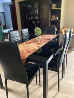 INTERWOOD DINING TABLE 6 SEATER