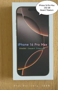 iPhone 16 Pro Max 256GB Dessert Titanium