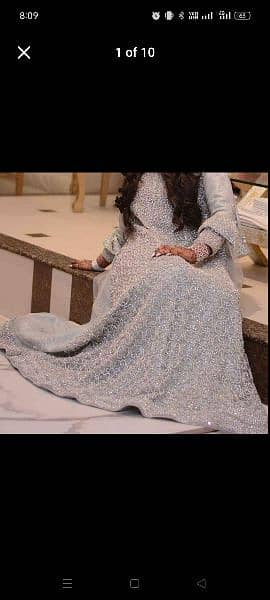 Bridal Maxi (long Wear) - Walima Dress - Wedding dress - Party wear 3