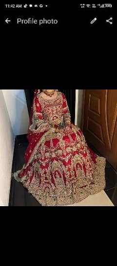 Bridle lehnga only 3 hour wears