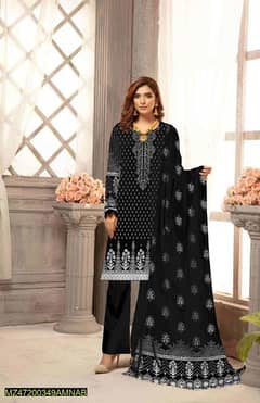 women Unstitched Lawn printed suit my WhatsApp 03191513913