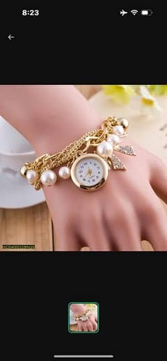 pearl bracelet watch 0