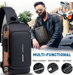 Crossbody Back Pack Waterproof 100% For mens and womenz