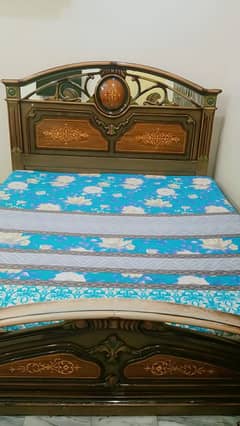 Bed Set with dressing table and 2 side tables