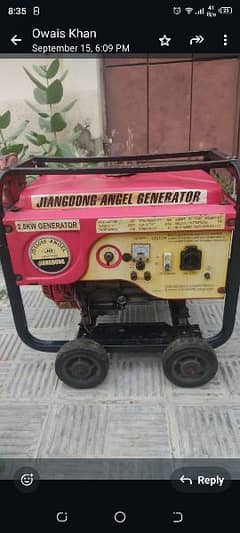 Jiangdong generator 2.8 kva self start