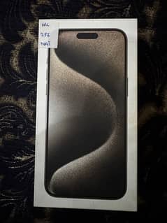 IPhone 15 pro max 256gb HK Model ( dual physical sim Hong Kong )