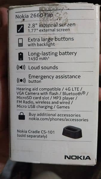 Nokia flip 2660 PTA approved just unboxed for checking 7