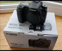 DSLR CANON 70D CAMERA WITH BOX 0