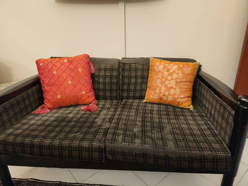 2 seater sofa ( selling two of these sofas so total 4 seater) 1