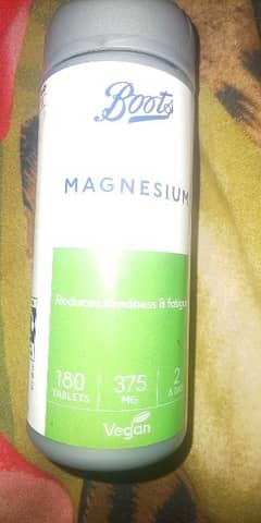 Boots Magnesium Tablets Imported from Uk