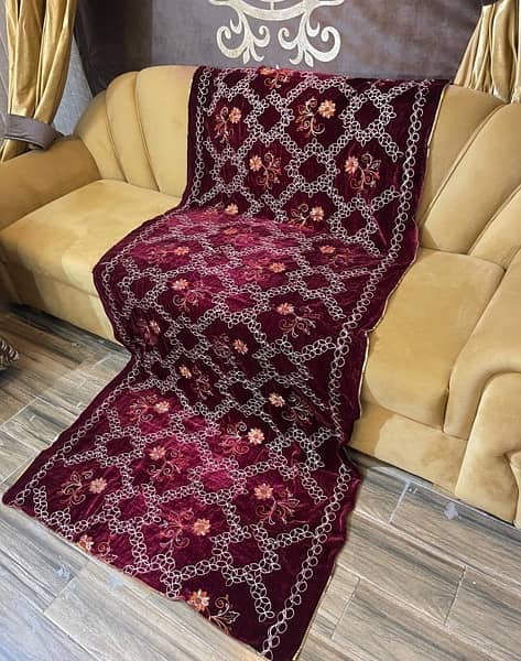 *VELVET EMBROIDERY SHAWL FULLY HEAVY ARTICLE NOW IN STOCKS* 8