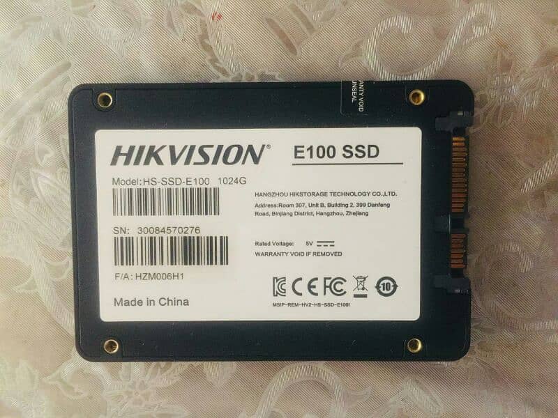 Hikvision E100 1TB SSD 2.5" SATA SSD 1