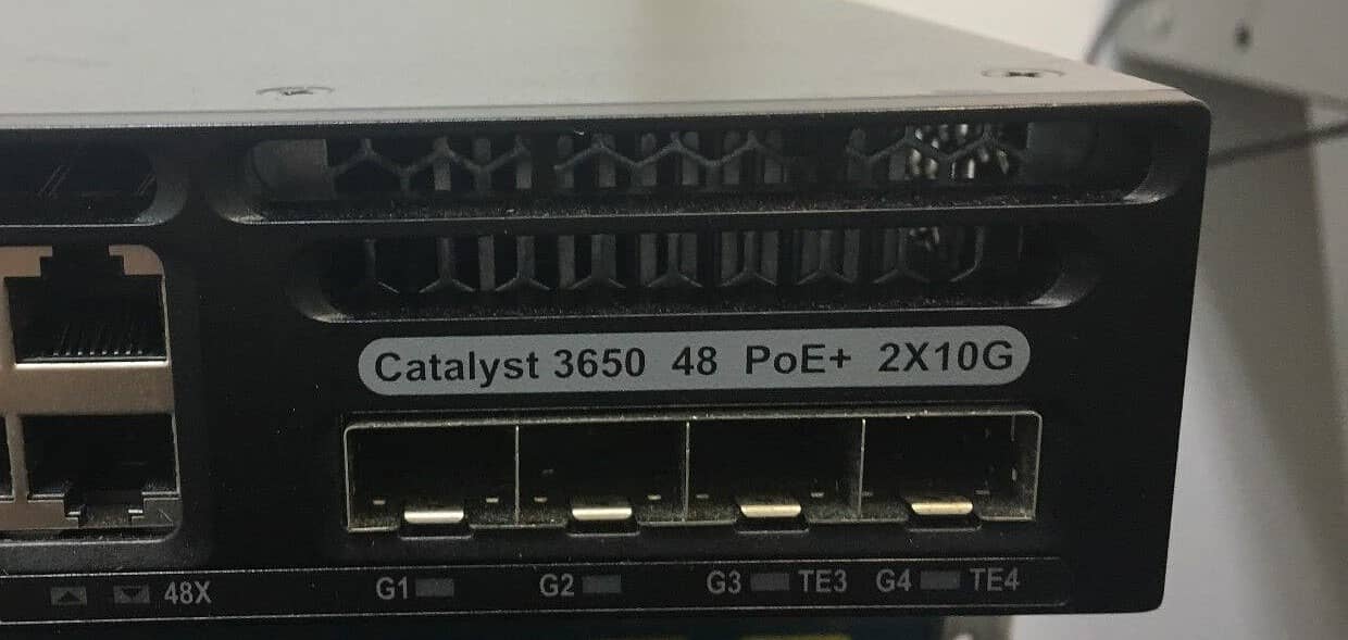 Cisco Catalyst WS-C3650-48FD-L Switches Available 2