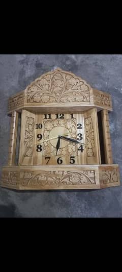 handmade wooden clock for sell